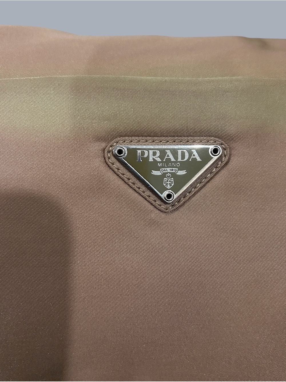 VINTAGE PRADA Beige Shoulder Bag - Tessuto Deserto 90’s shoulder bag - Picture 8 of 12